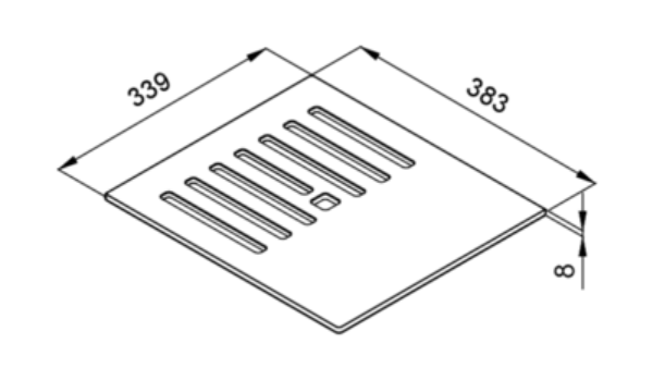 Obrazek Deska HPL do Best 105, 130, 360 kolor orzech