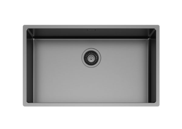 Obrazek Zlewozmywak CANOVA 70 stal PVD grafitowy