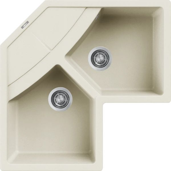 Obrazek Zlewozmywak UNICO CORNER G62 Bianco Antico