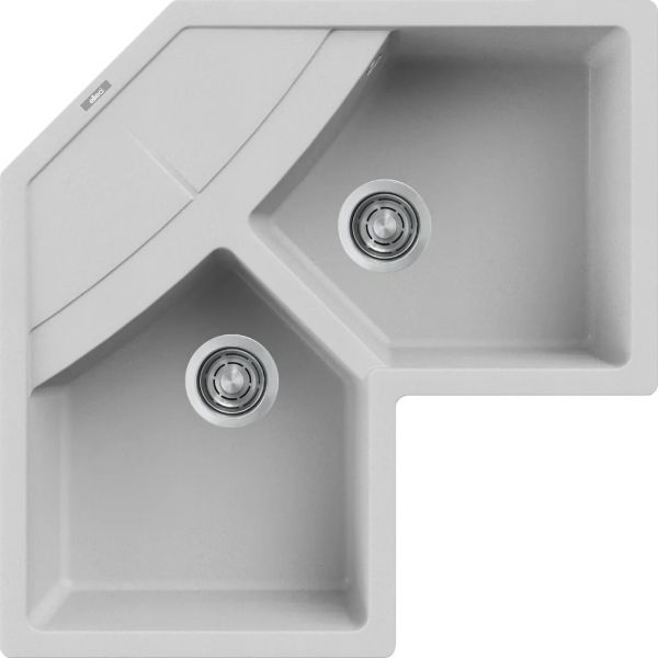 Obrazek Zlewozmywak UNICO CORNER M79 Aluminium